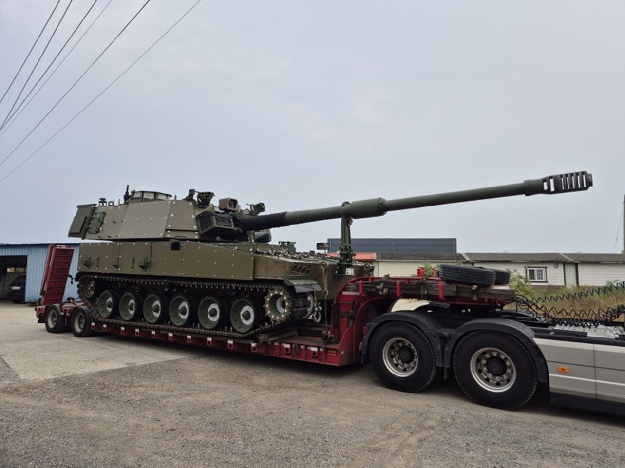 Australia’s first Huntsman howitzer spotted in South Korea