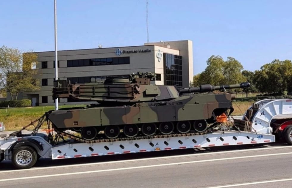 Appearance of an M1A2T in US Before Upcoming Delivery to Taiwan