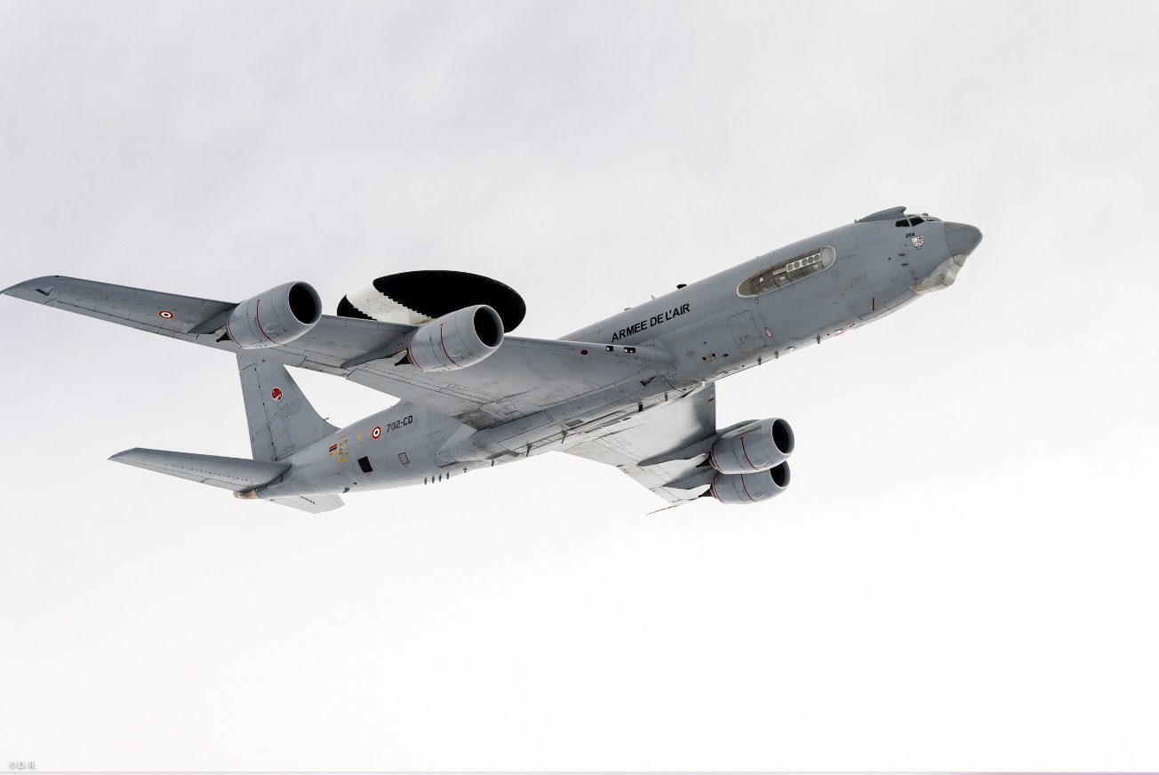 French AWACS monitors Black Sea near Crimea