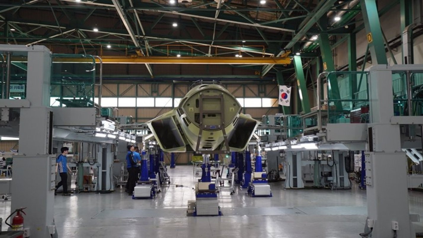 First KF-21 production jet nears completion First KF-21 production jet nears completion