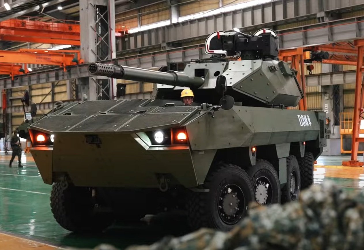 Taiwan Shows new Wheeled Tank Prototype
