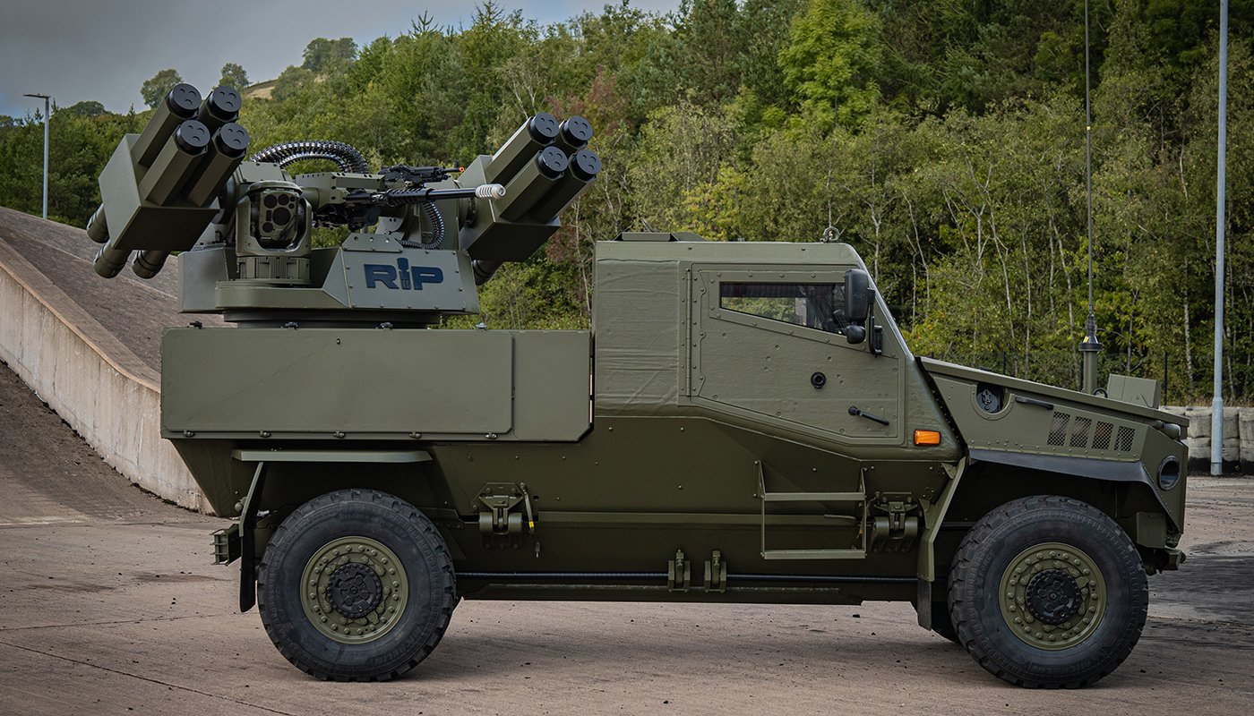 British Foxhound Transforms into Mobile air Defense Platform