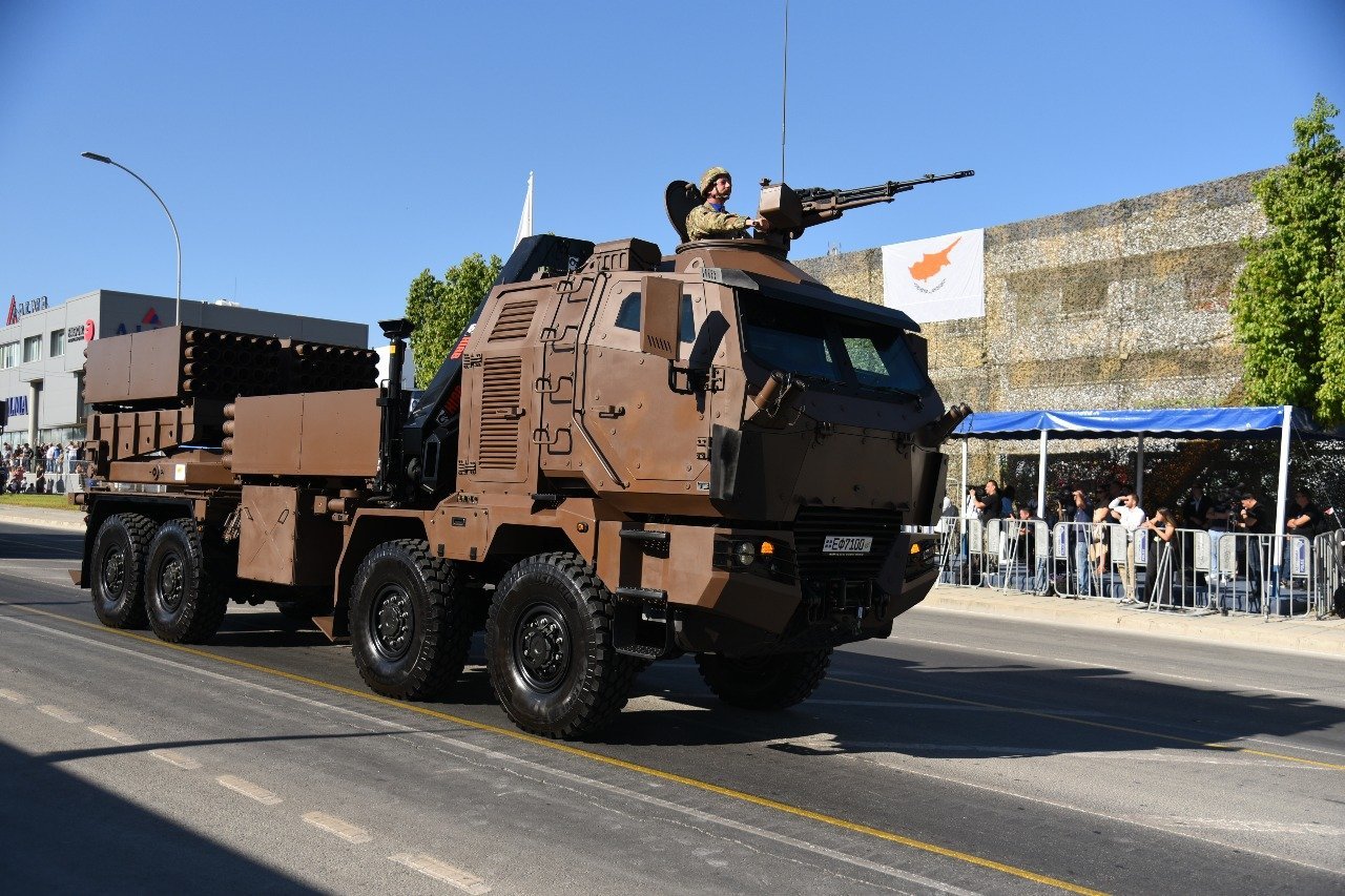 New Serbian Rocket System Debuts in Cyprus