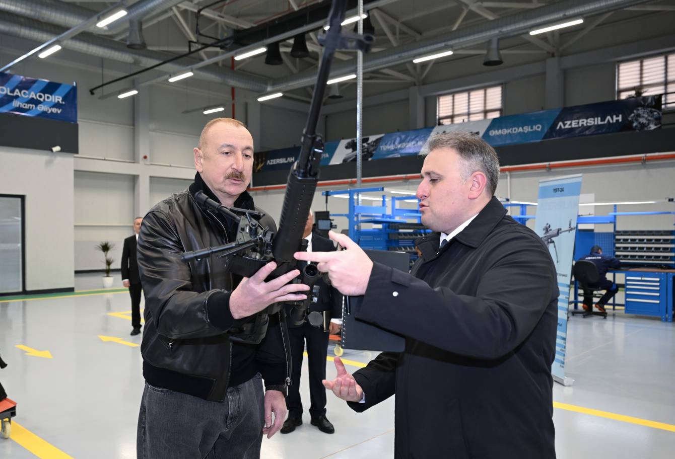Ilham Aliyev Attended Opening of Tartar Electromechanical Plant After Reconstruction