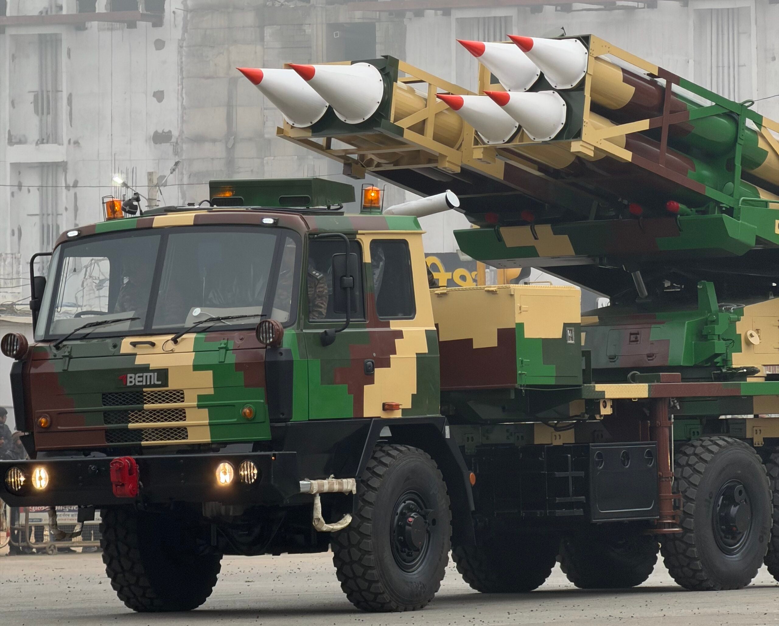 India Showcases new long-range Rocket System