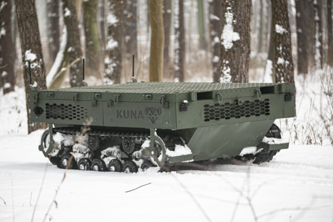 Poland Conducts Winter Trials of KUNA Robotic Vehicle