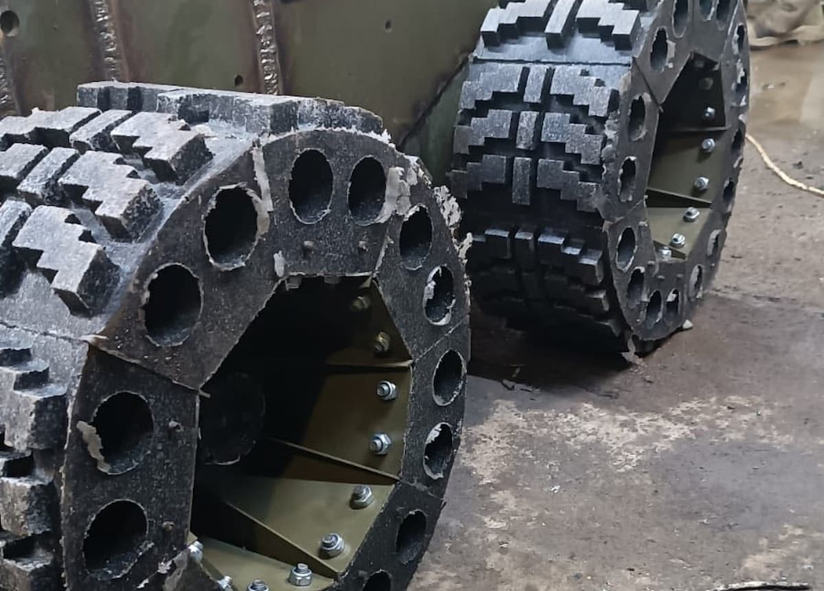Ukrainian Startup Launches Production of Segmented Combat Wheels