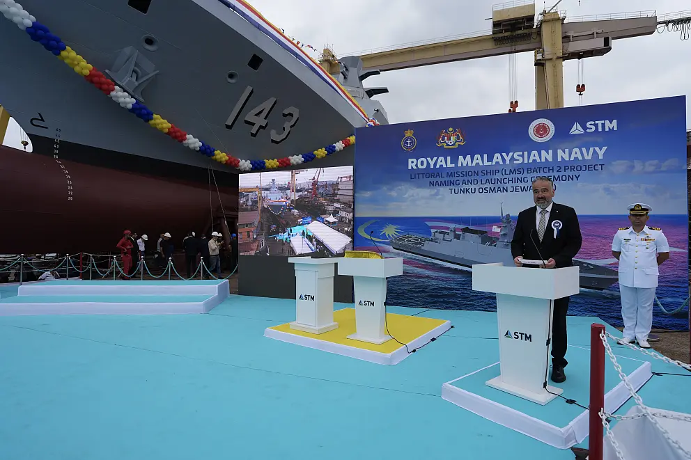 STM Launches Third Vessel of Malaysia's LMS Batch-2 Project 3 1786292009 stm general manager ozgur guleryuz