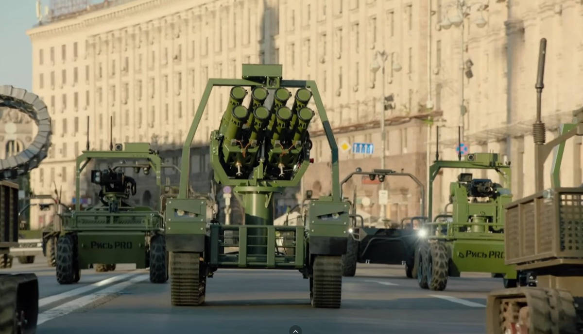 Ukraine Holds World’s First Military Parade Comprising Entirely Unmanned Systems 1 DB image 2317